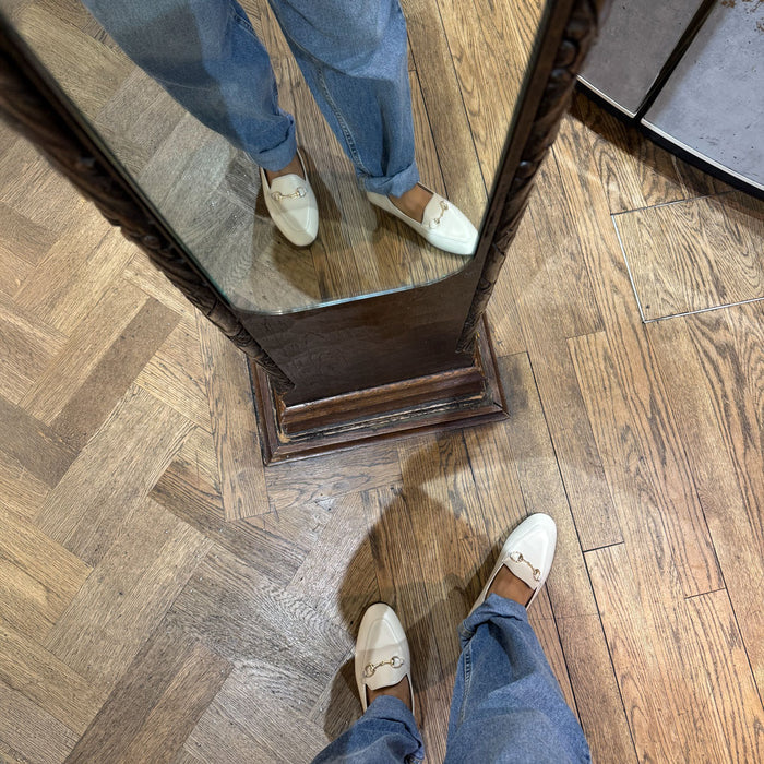 ROCHELLE IVORY - leather loafers