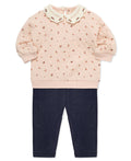 Rose 2-Piece Sweatshirt Set (2T-4T) - Little Me