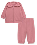 Rose Quilt Jacket Set (3M-12M) - Little Me