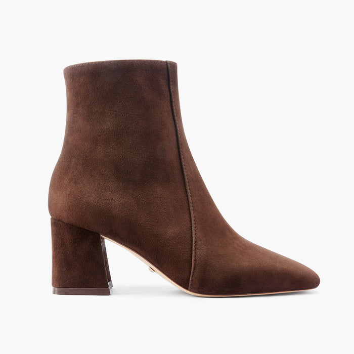 ROXANNE BROWN SUEDE - leather ankle boots
