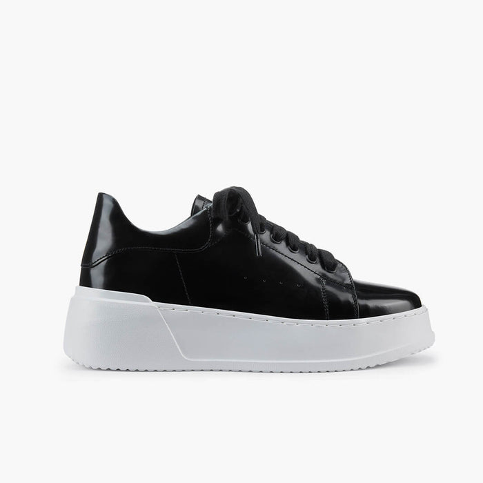 RYKER BLACK - leather sneaker