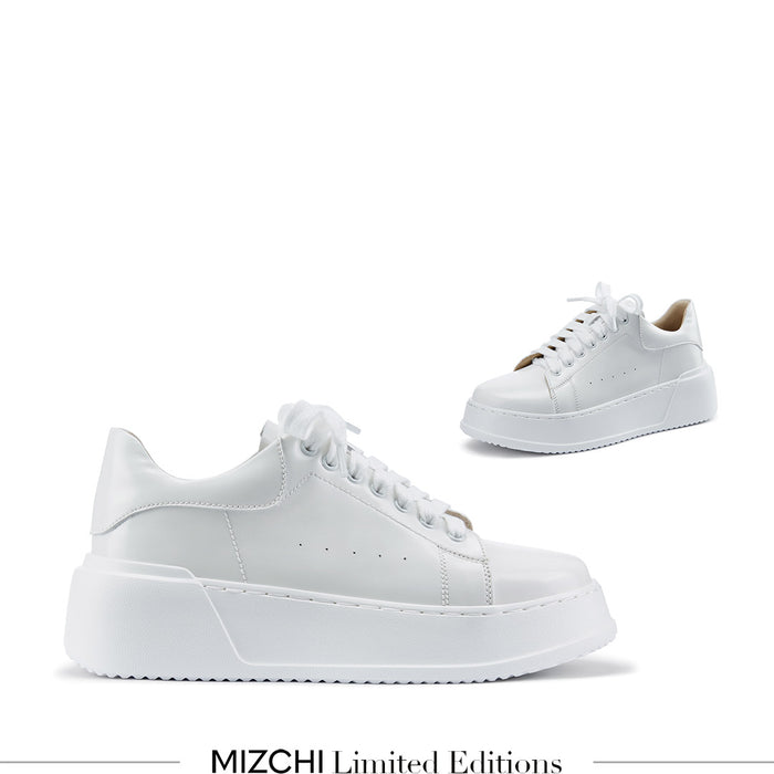 RYKER WHITE - leather sneaker