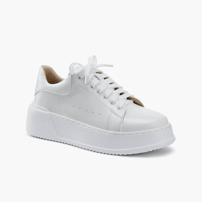 RYKER WHITE - leather sneaker