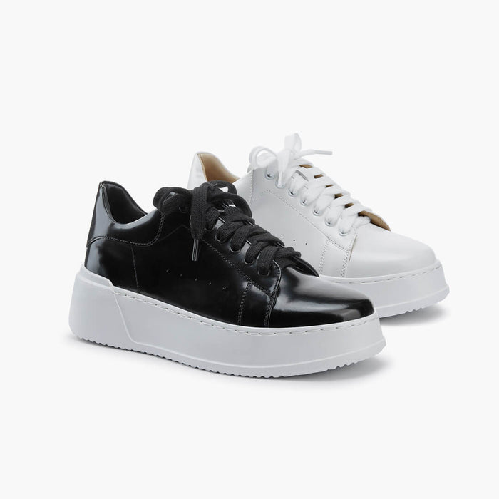 RYKER WHITE - leather sneaker