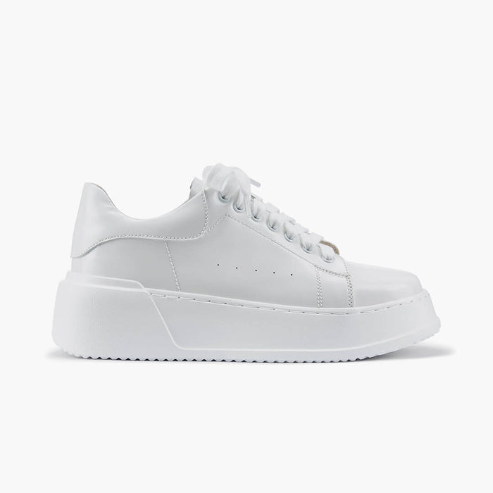 RYKER WHITE - leather sneaker
