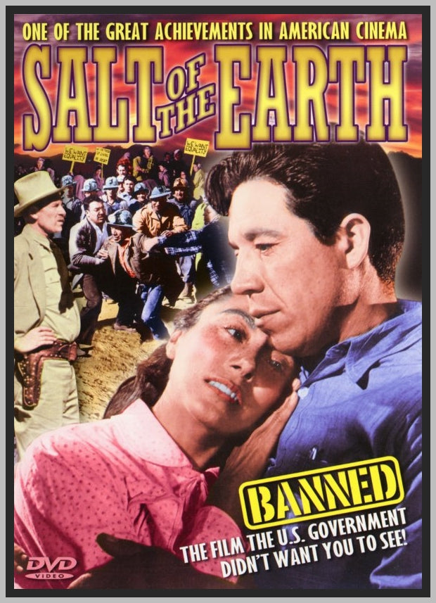 SALT OF THE EARTH - 1954 - COLORIZED - WILL GEER - RARE DVD