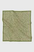 samla de fleur scarf in olive branch by buttonscarves