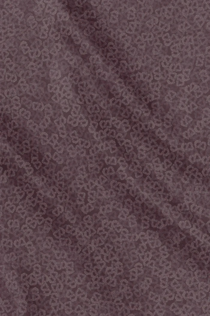 samla de fleur scarf in plum by buttonscarves motifs detail