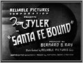 SANTA FE BOUND - 1936 - TOM TYLER - RARE DVD