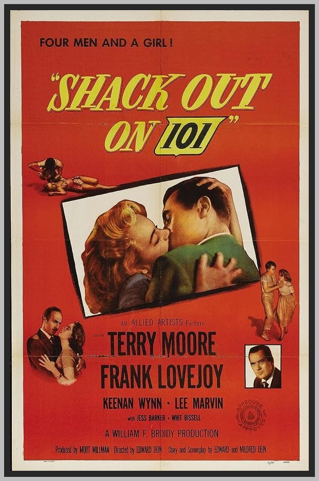 SHACK-OUT ON 101 - COLORIZED - 1955 - TERRY MOORE - RARE DVD