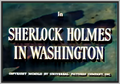 SHERLOCK HOLMES IN WASHINGTON - 1943 - COLORIZED - BASIL RATHBONE - RARE DVD