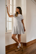 Short Flared Gore Dress - 2227