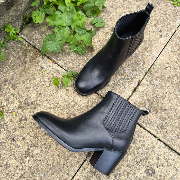 SIENNA - leather ankle boots