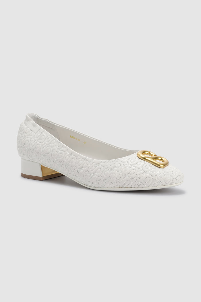 Sisu Block Heels - White