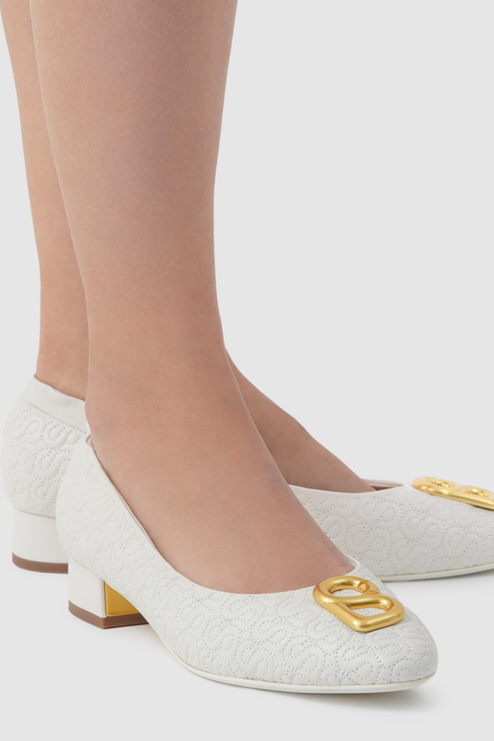 Sisu Block Heels - White
