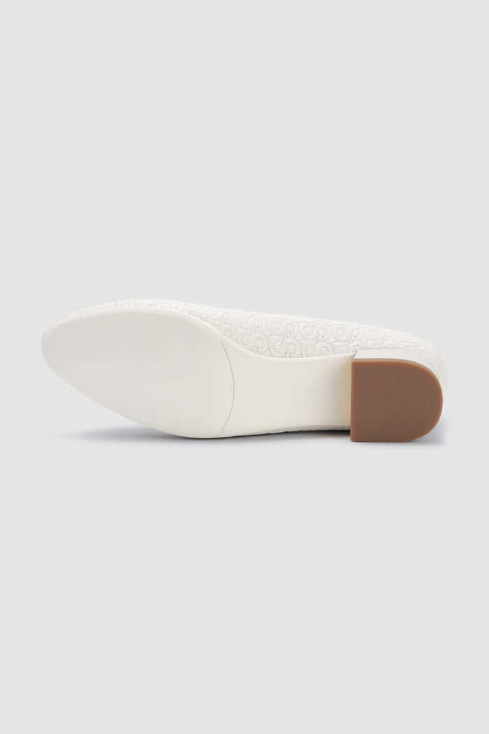 Sisu Block Heels - White