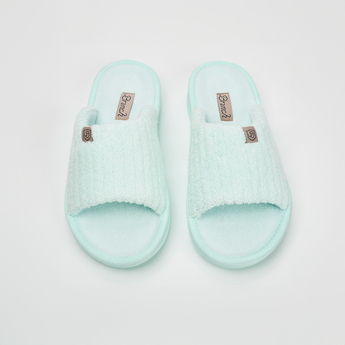 Brunch Slide in Lido ribbed terry, product view 4