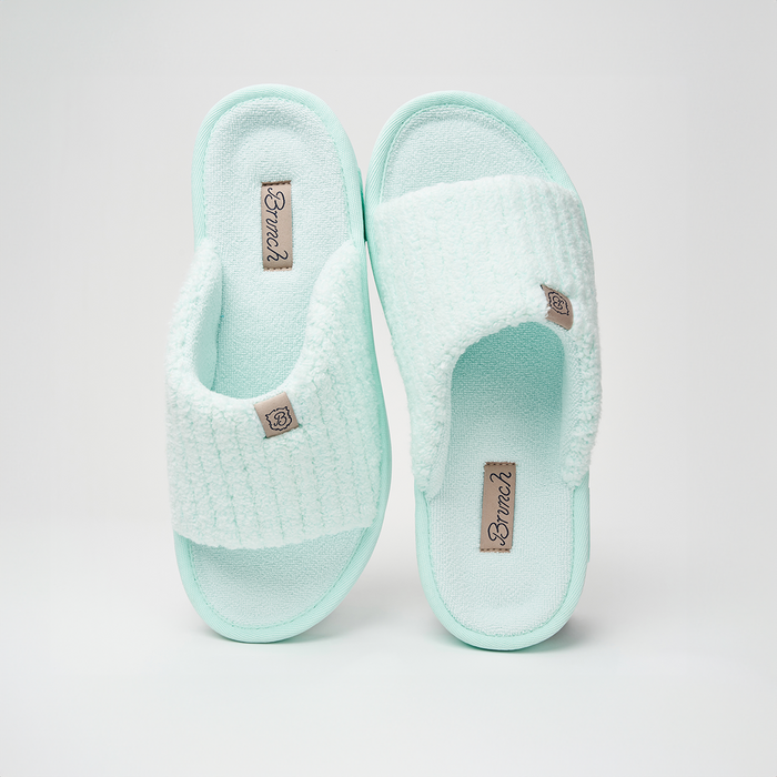 Brunch Slide in Lido ribbed terry, product view 5