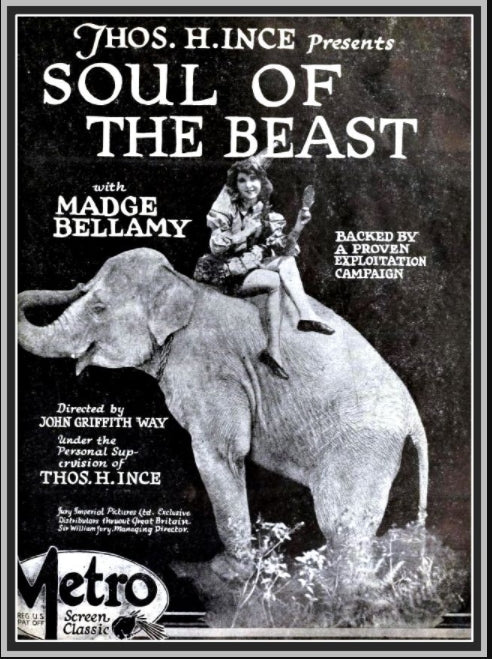 SOUL OF THE BEAST - 1923 - CULLEN LANDIS - SILENT - RARE DVD