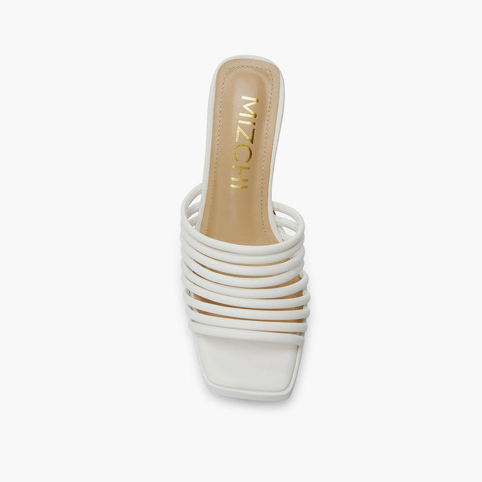 Stella White - Platform Mules