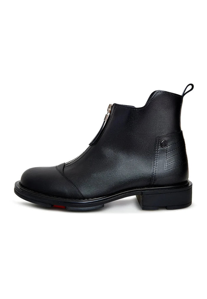 A pair of stylish black ankle boots named Antonia, the must-have women's footwear for a fashionable look.