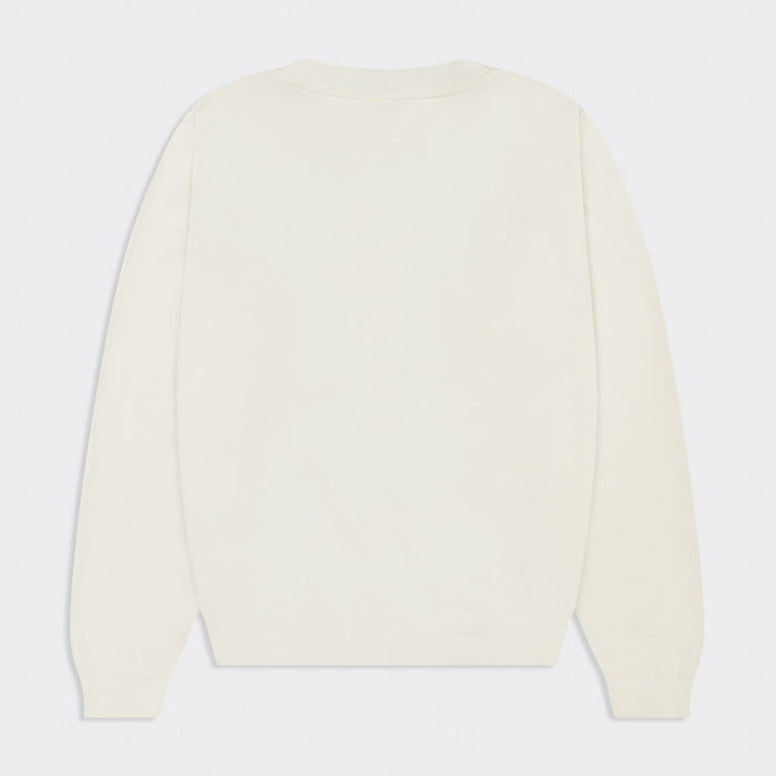 Brunch Summer Crewneck in Cream french terry, product view 3