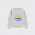 Brunch Summer Crewneck in Heather Grey french terry, main product image