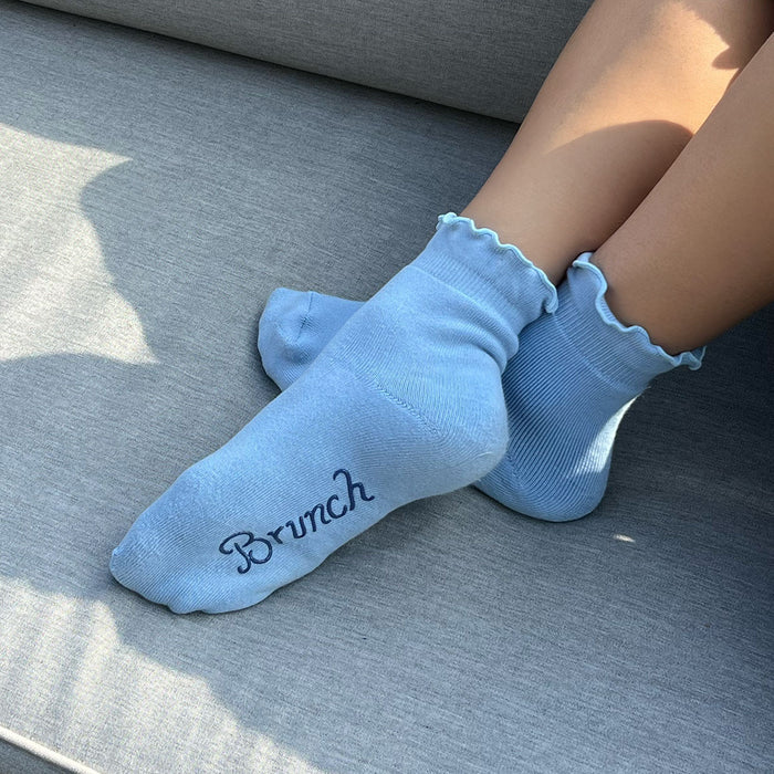 Brunch Summer Sock in Lago cotton, product view 2