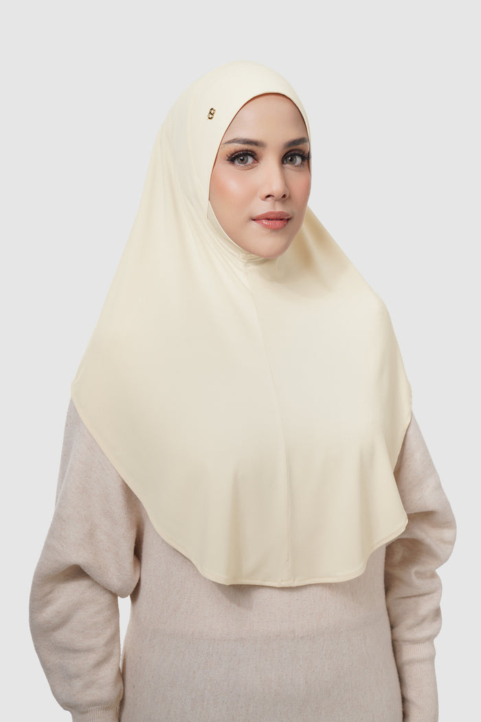 swyft slip on scarf in ivory by buttonscarves