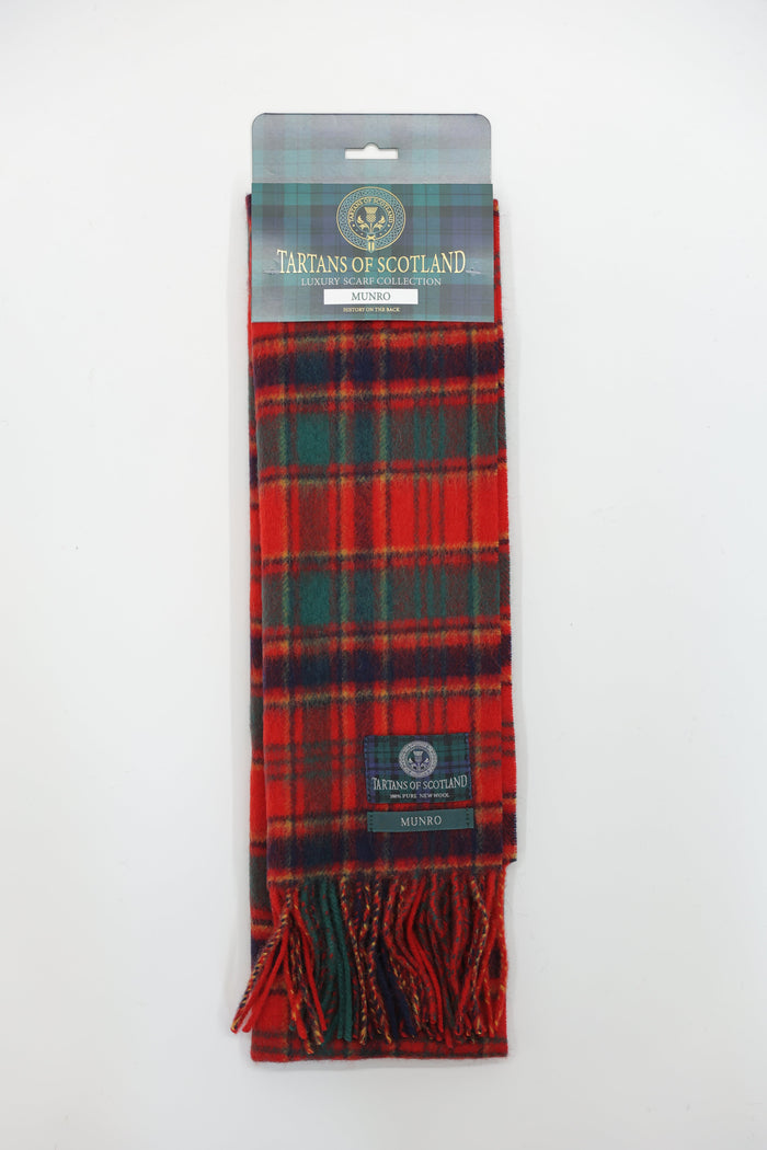 Tartans of Scotland Clan Scarf Munro