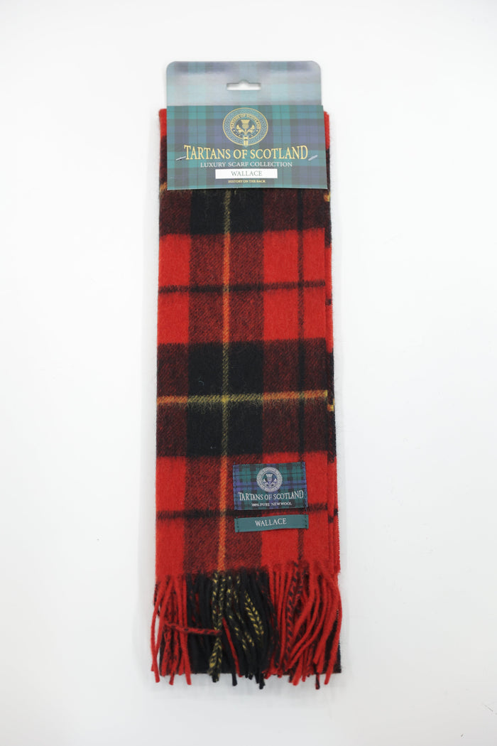 Tartans of Scotland Scarves | Traditional Scottish Tartan Patterned Scarves Celebrating Heritage & Clan Identity | Soft, Warm & Timeless Accessories for Everyday Wear, Gifting, Travel & Cultural Pride