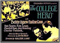 THE COLLEGE HERO - 1927 - ROBERT AGNEW - SILENT - RARE DVD