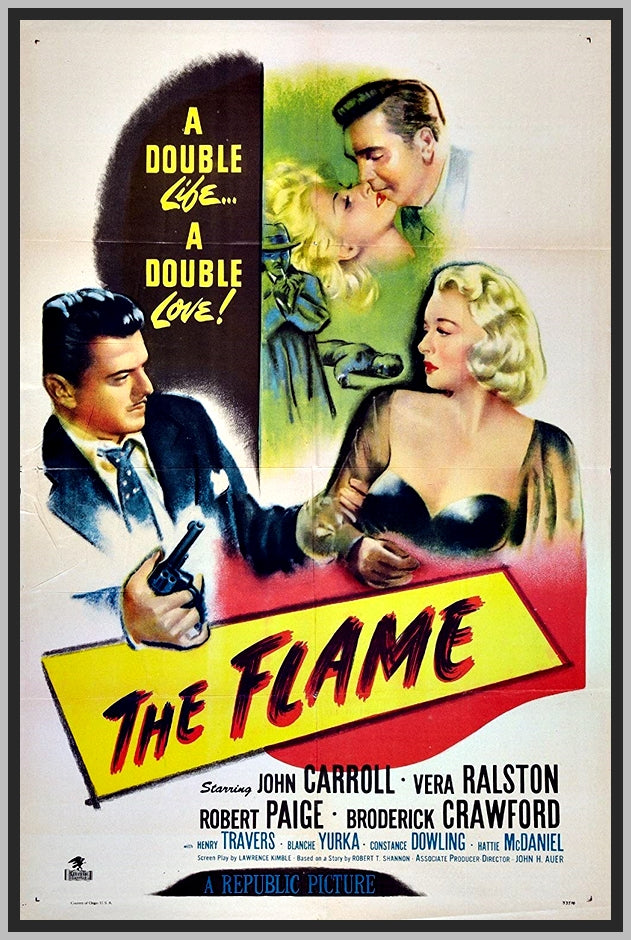 THE FLAME - COLORIZED - 1947 - JOHN CARROLL - RARE DVD