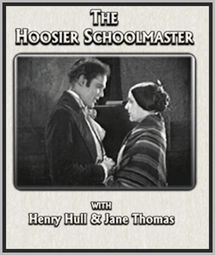 THE HOOSIER SCHOOLMASTER - 1924 - JANE THOMAS - SILENT - RARE DVD