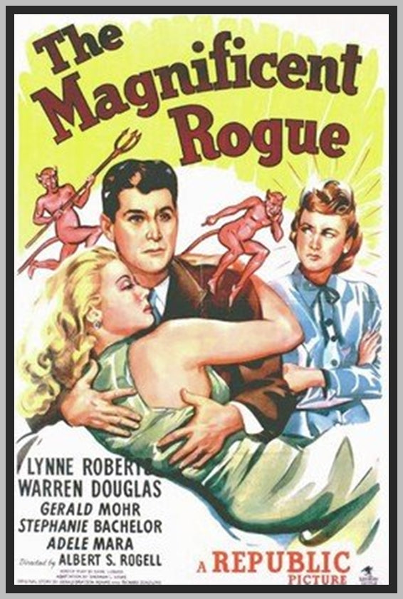 THE MAGNIFICENT ROGUE - 1947 - COLORIZED - WARREN DOUGLAS - RARE DVD