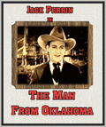 THE MAN FROM OKLAHOMA - 1926 - JACK PERRIN - SILENT - RARE DVD