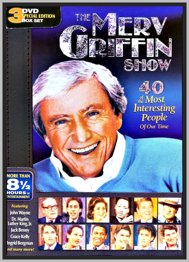 THE MERV GRIFFIN SHOW - 40 OF THE MOST INTERESTING PEOPLE OF OUR TIME - 3 DVDS