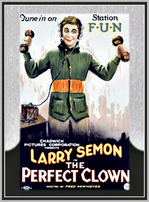 THE PERFECT CLOWN - 1925 - OLIVER HARDY - SILENT - RARE DVD