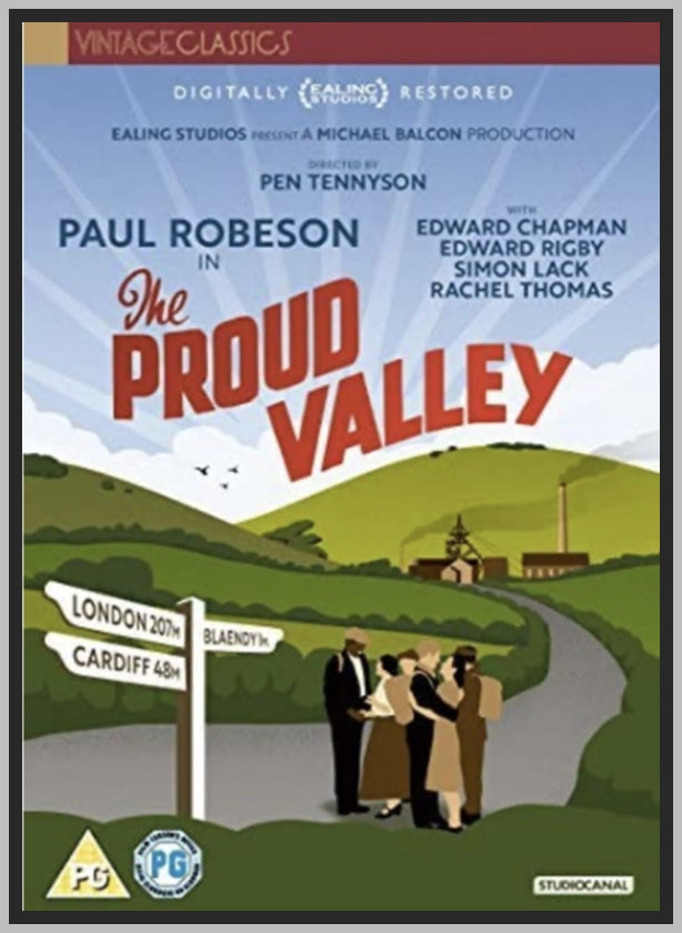 THE PROUD VALLEY - COLORIZED - 1940 - PAUL ROBESON - RARE DVD