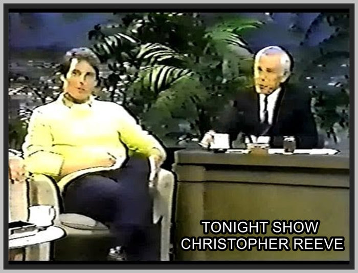 TONIGHT SHOW - CHRISTOPHER REEVE - 1987 - RARE DVD