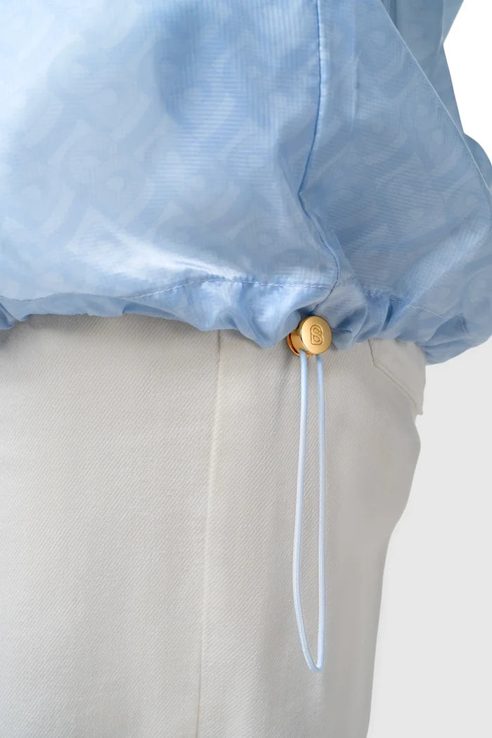 tropical26 hooded jacket in blue by buttonscarves detail
