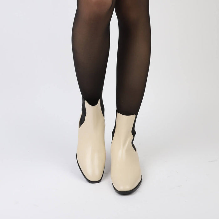 *UK size 1 - MELADO - cream, 2cm heels