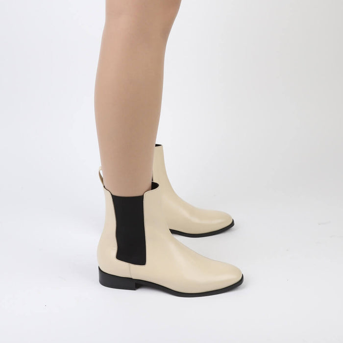 *UK size 1 - MELADO - cream, 2cm heels