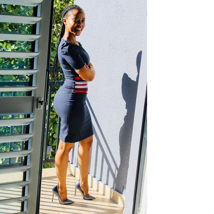 *UK size 1 - ROSE AVENUE - navy, 10cm heels