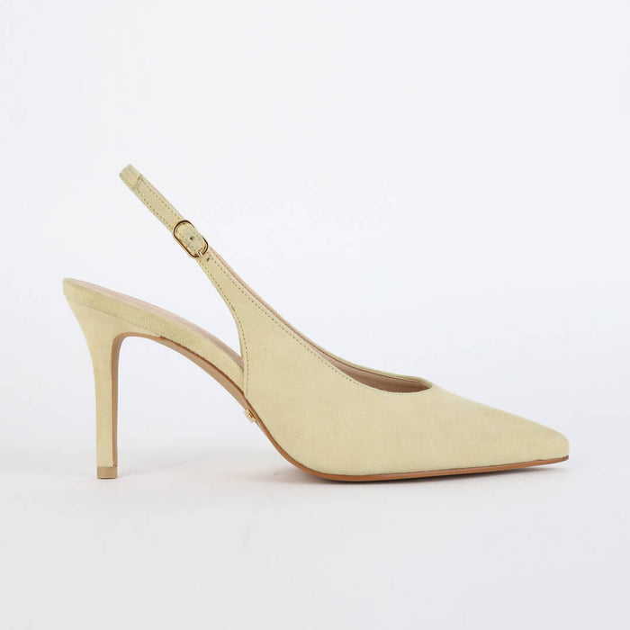 *UK size 2 - GOYA - orange suede, 7cm heels