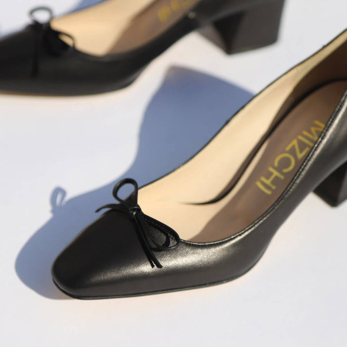 *UK size 2 - JANE LEATHER - ivory, 6cm heels