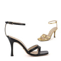 *UK size 2 - VEGAS - gold, 9cm heels