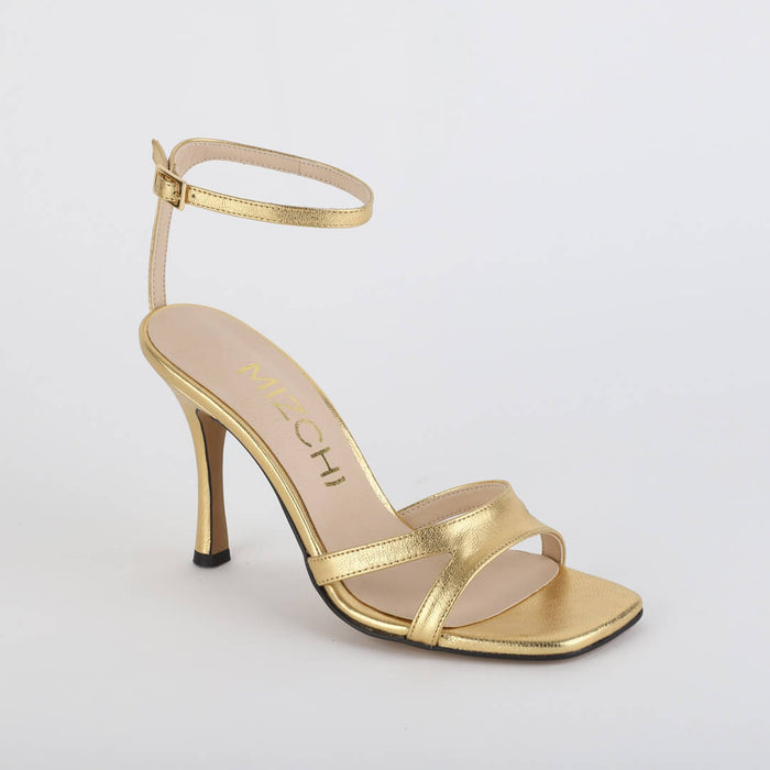 *UK size 2 - VEGAS - gold, 9cm heels