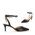 *UK size 2.5 - ARKAY - black leather, 6cm heels