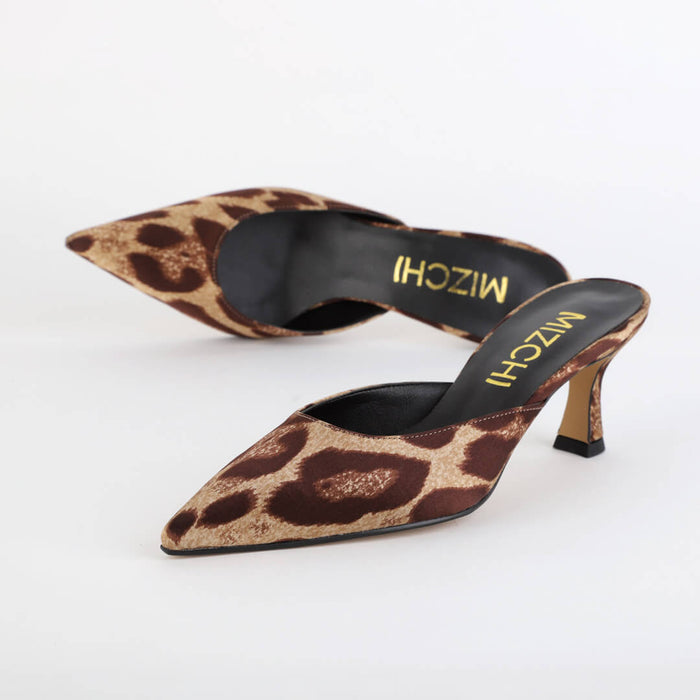*UK size 2.5 - CLEO - black satin, 6cm heels